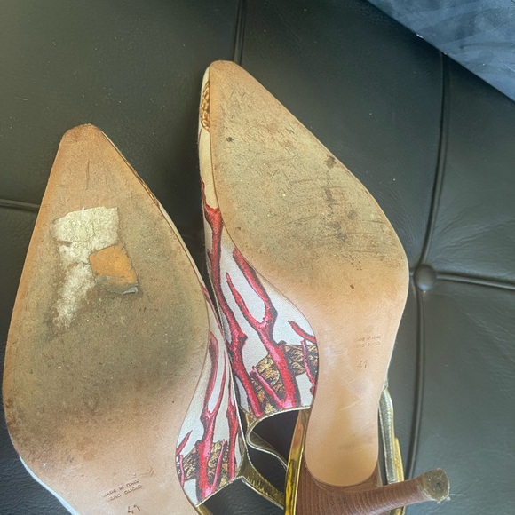 VINTAGE ROBERTO CAVALLI HEELS - Picture 10 of 10